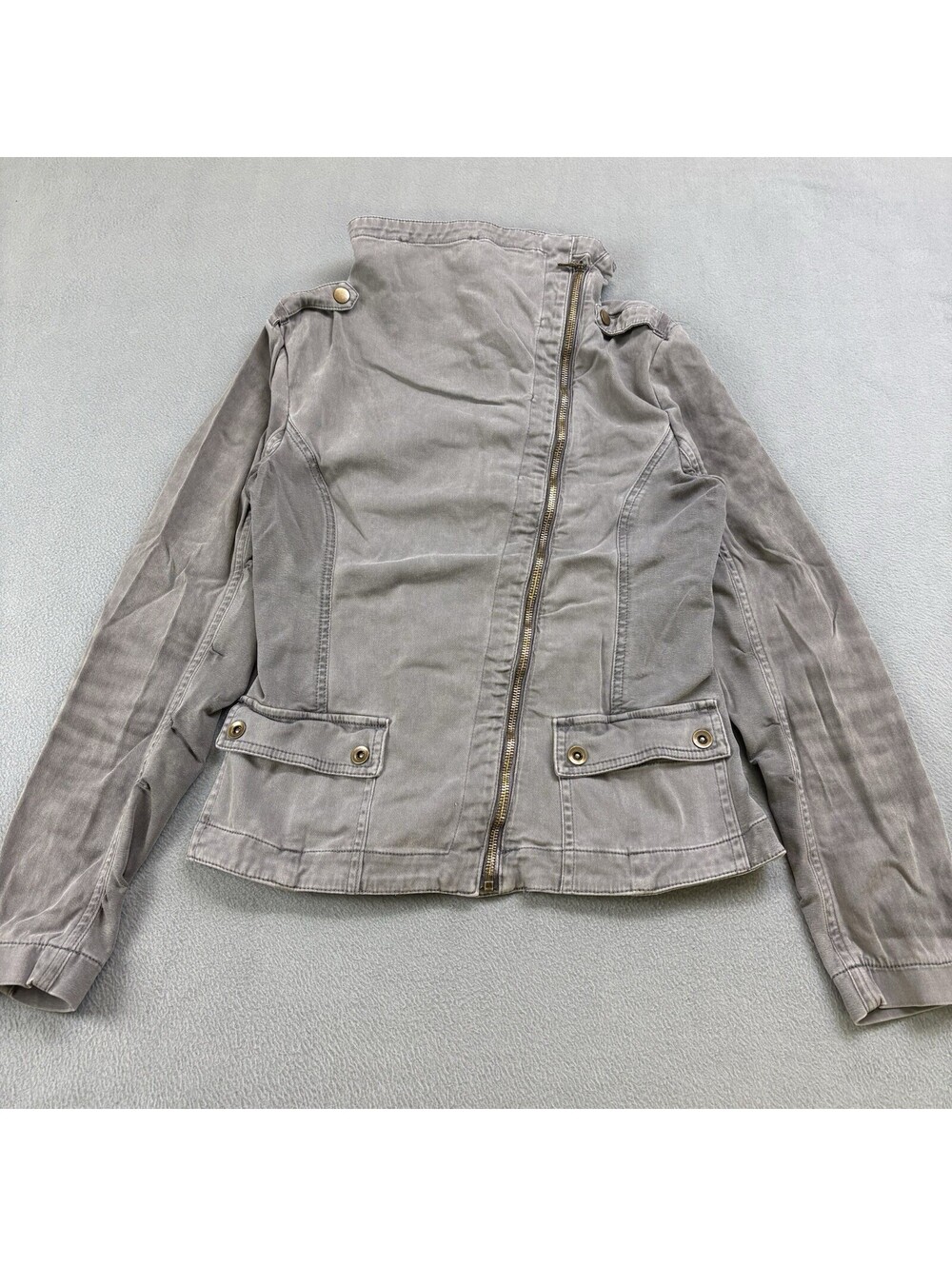 Marrakech Anthropologie Moto Jacket Women’s Size Small Gray